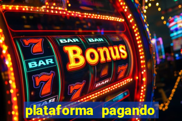 plataforma pagando bonus no cadastro